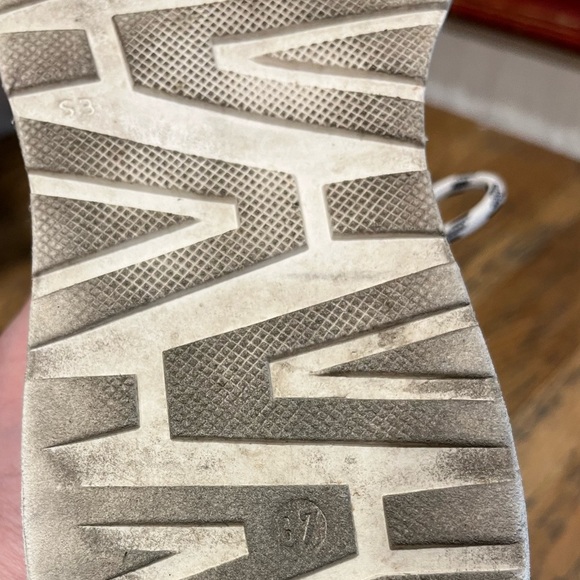 🩷 MÉLINE – White & Pink Chunky Sneakers – Size 37 - Picture 5 of 11